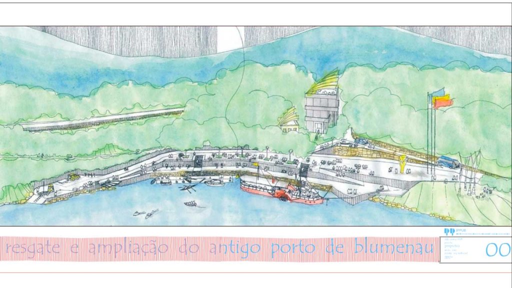 projeto revitalização porto Blumenau