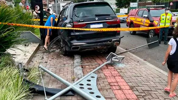 acidente BMW Humberto de Campos