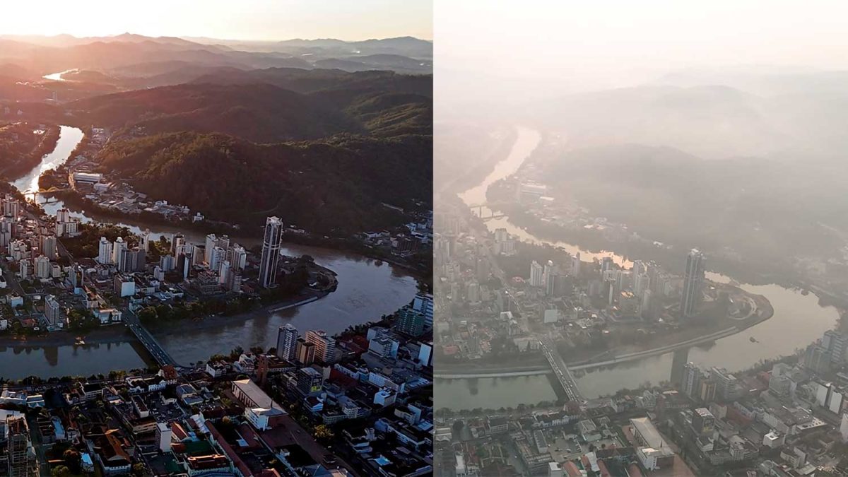 Fumaça na paisagem, feminicídio, techno de Blumenau e cinema barato; o que você precisa saber nesta sexta