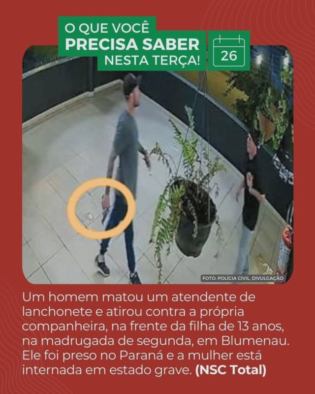 Dia pesado! Infelizmente. Pra dar uma arejada, tem duas dicas de programas bacanas para esta terça.

Este carrossel é mais uma seleção de notícias importantes publicadas pelos portais de Blumenau. Os links para as reportagens completas estão em PANCHO.com.br (link na bio).

Você também pode receber esta listagem no WhatsApp de manhã cedo. Para isso, entre no canal em bit.ly/canal-pancho (link na bio).

Boa leitura!

#Blumenau
#notícias
#imprensa
#jornalismo