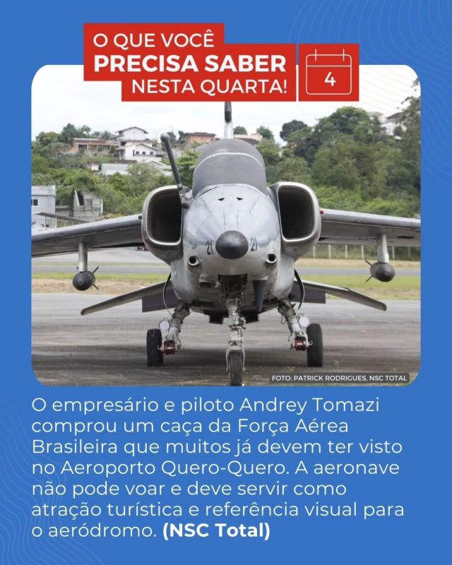 Seleção das notícias mais importantes entre as que foram publicadas pelos portais de Blumenau. Tem dica importante de trânsito e duas opções de lazer para a noite desta quarta.

Lembrando que os links para as reportagens estão em PANCHO.com.br (link na bio). Você também pode receber esta listagem de manhã cedo no WhatsApp. Entre no canal em bit.ly/canal-pancho (link na bio).

Boa leitura!

#Blumenau
#notícias
#imprensa
#jornalismo